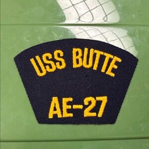 USS Butte AE-27 embroidered naval Patch